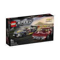 LEGO - Speed Champions 76903 LEGO Speed Champions Chevrolet Corvette C8.R racewagen en 1968 Chevrolet Corvette