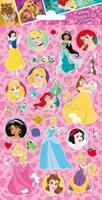 stickers Princess 20 x 10 cm papier roze 28 stuks