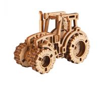 modelbouwset tractor Superfast 7,5 cm hout naturel