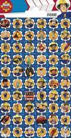 Simba stickervel Brandweerman Sam papier blauw/geel 60 stuks