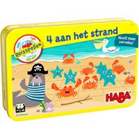 Haba reisspel 4 aan het strand junior metaal (NL)