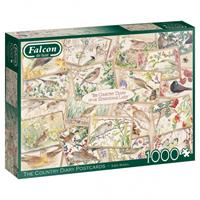 Jumbo Falcon legpuzzel Country Diary Postcards 1000 stukjes