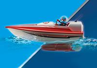 PLAYMOBIL - PLAYMOBIL Sport 70744 Speedboot met onderwatermotor