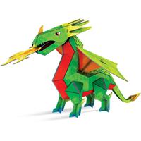 Rebo Productions 3d-puzzel Draak Jongens Groen/rood 55 Stuks