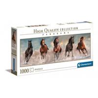 Clementoni legpuzzel Horses karton bruin/wit 1000 stukjes