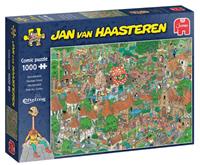 Jumbo legpuzzel Jan van Haasteren Efteling karton 1000 stukjes