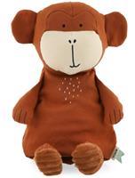 knuffelaap Mr. Monkey junior 26 cm polykatoen bruin