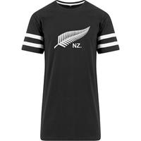 Sportus.nl Rugby Vintage - Nieuw Zeeland Stripe T-Shirt - Zwart