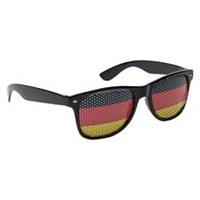 merchandise Deutschland Sonnenbrille - Schwarz/Rot/Gelb