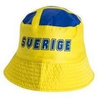 Zweden Bucket Hat - Geel/Blauw