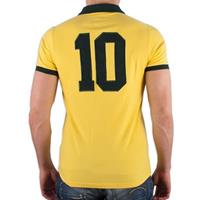 Carre Magique - Brazilië Legende Polo Shirt n°10 - Geel