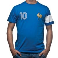 Sportus.nl COPA Football - Frankrijk Capitaine T-Shirt - Blue