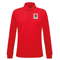 Sportus.nl Rugby Vintage - Engeland Retro Rugby Shirt - Rood