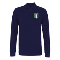 Rugby Vintage - Italië Retro Rugby Shirt 1960's - Navy