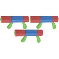 3x Waterpistool/waterpistolen van foam 30 cm met handvat -