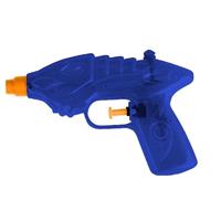 1x Waterpistool/waterpistolen blauw 16,5 cm -