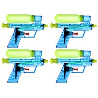 10x Waterpistool/waterpistolen blauw 15 cm -