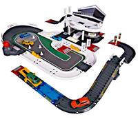 Majorette garage Porsche Experience Center wit/zwart 65 delig