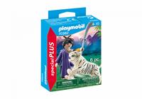 Playmobil specialPLUS Asiakämpferin mit Tiger 70382