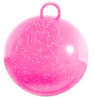 Massamarkt Skippybal glitter 50cm roze