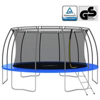 vidaXL Trampolineset rond 150 kg 488x90 cm