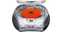 Lenco SCD-24 Boombox mit CD und Kopfhöreranschluss transparent