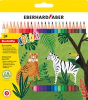 eberhardfaber 6 x Eberhard Faber Buntstifte hexagonal VE=24 Farben
