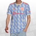 manchester united fc uitshirt 21/22 wit/blauw heren