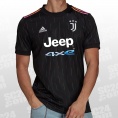 juventus fc uitshirt 21/22 zwart heren