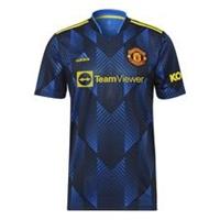 adidas Manchester United Third Jersey 2021/2022 blau/gelb Größe XXL