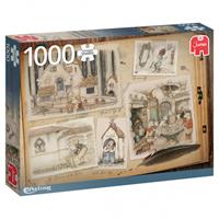 Jumbo legpuzzel Anton Pieck Efteling 1000 stukjes