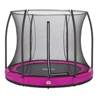 Salta Gartentrampolin Comfort Edition Ground, Ø 251 cm, Schutzrand pink