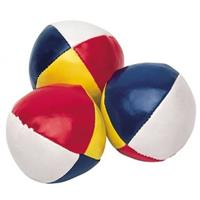 3x Gekleurde Jongleerballen 6,5 Cm - Jongleerballen Speelballen Ballengooien