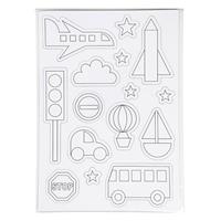 Creativ Company Color your own Magnets - Transport
