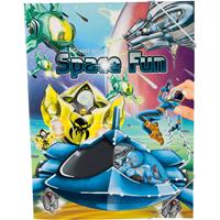 Tom Kleur-/stickerboek Create Your Space Fun