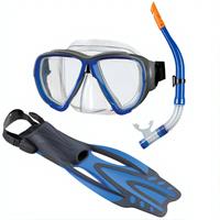 Beco Snorkelset Porto Dx 3.0 Unisex Blauw 