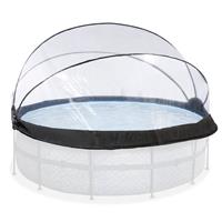 EXIT Pool Abdeckung ø427cm transparent