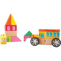 Small Foot Houten Schoolbus Set 12 X 6 X 7,5 Cm