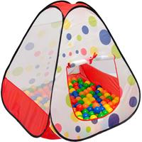 LittleTom Spielzelt Kinderzelt Pop-Up-Zelt TIANA | Bällebad Zelt für Drinnen und Draußen | Kinderspielzelt inkl. Aufbewahrungstasche