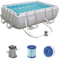Bestway Power Steel zwembad set rechthoek 282 x 196 x 84 cm