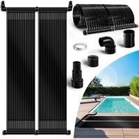 Pool Solarkollektor Set 76 x 300 cm | Solarheizung umweltfreundliches Erhitzen | Poolheizung Komplettset | Solarmatte | Sonnenkollektor für