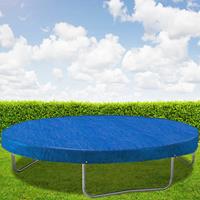 MONZANA Trampolin Abdeckung Ø 183/244/305/366/427 cm blau reißfest UV-beständig Wetterschutzplane Trampolinschutz Abdeckplane Regenabdeckung 305cm