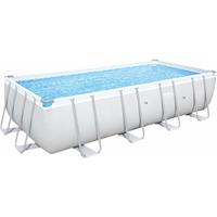 Bestway Ersatzpool Power Steel™ Framepool 488x244x122 cm, ohne Zubehör, eckig, grau