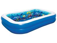 Bestway Family Pool 3D Abenteuer 262 x 175 x 51 cm