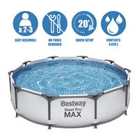 Bestway Zwembad Steel Pro MAX 56406 - FrameLink Systeem - Eenvoudig op te Zetten - 305 x 76 cm