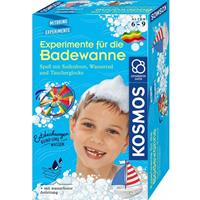 Franckh-Kosmos Verlags-GmbH & Co. KG KOSMOS Experimente für die Badewanne, Spielzeug, Experimentierkasten, Experimentier Kasten, Experimente mit Wasser, ab 6 Jahren, 657833