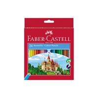 Faber Castell kleurpotloden eco junior 17 cm hout 24 stuks