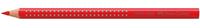 FABER-CASTELL Dreikant-Buntstift Jumbo GRIP, geraniumrot