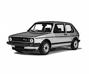 Italeri 1/24 Volkswagen Glof GTI First Series 1976-1978 (ITA-3622)