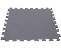 Interlocking padded floor protector. shrink-wrapped with insert